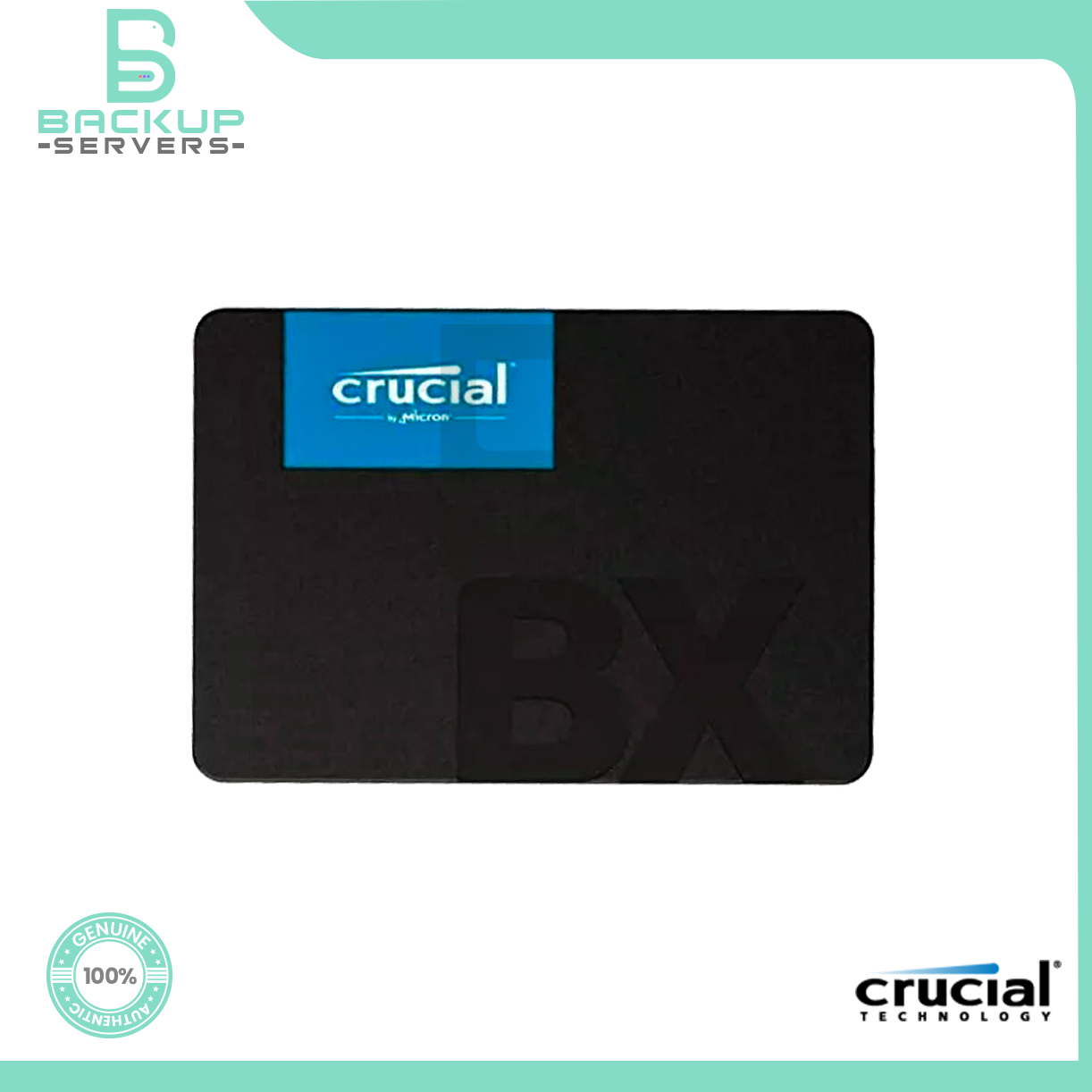 CT1000BX500SSD1 Crucial BX500 1TB 3D NAND 6Gbps SATA 2.5 Internal